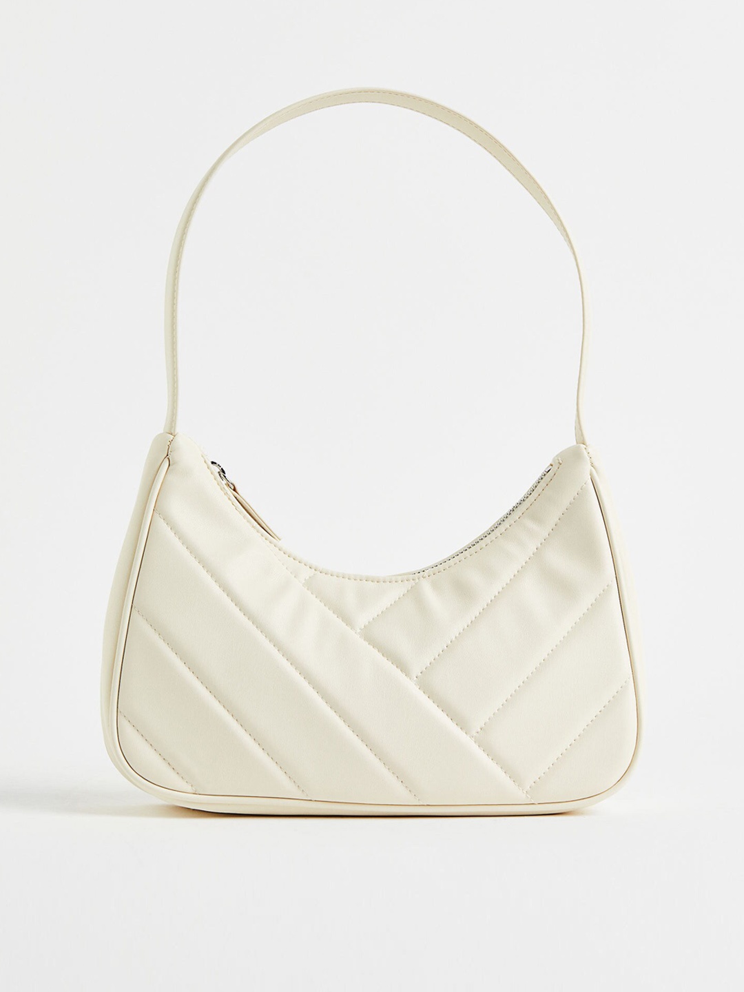 

H&M Quilted Shoulder Bag, White