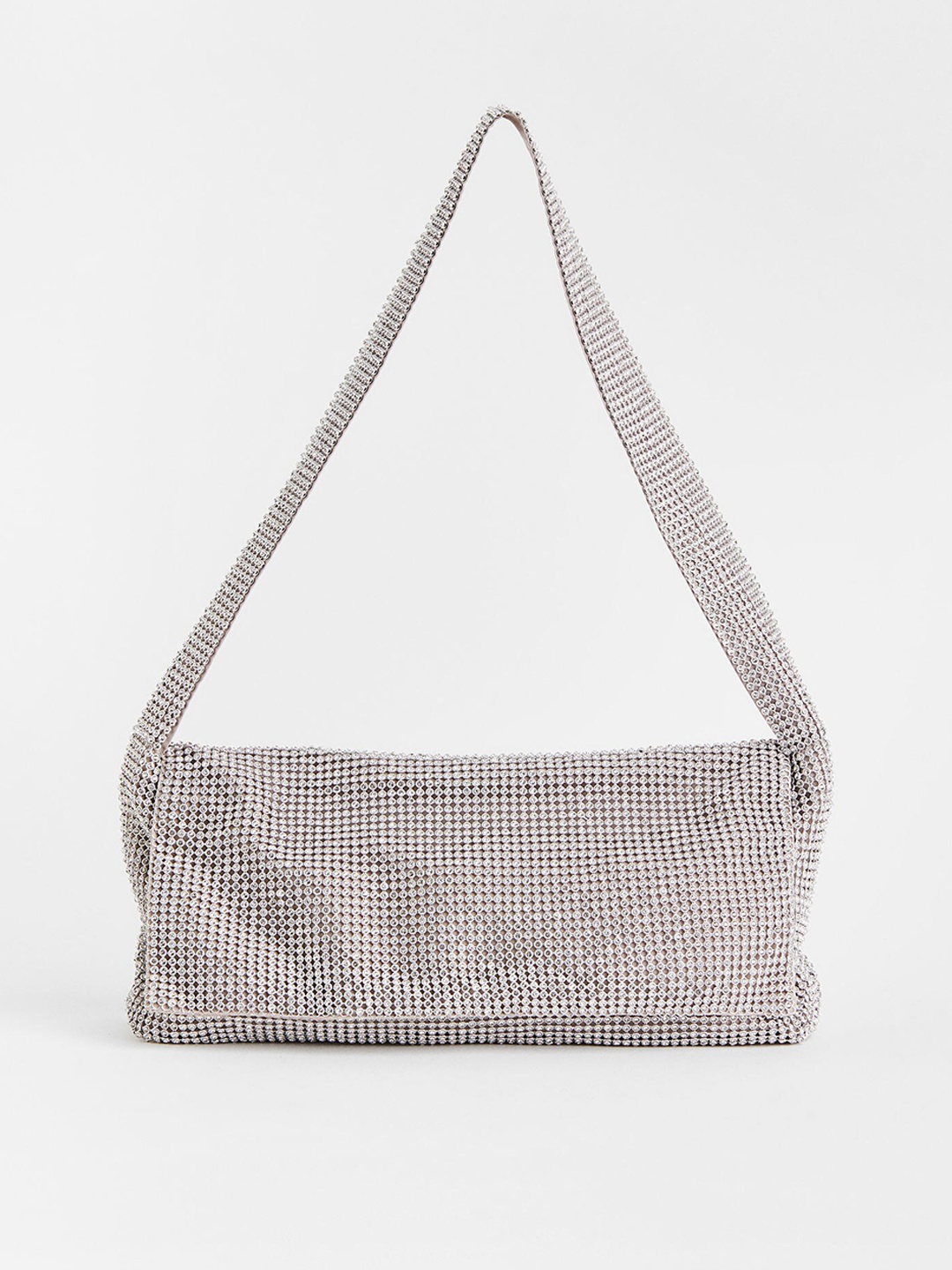 

H&M Rhinestone Shoulder Bag, Silver