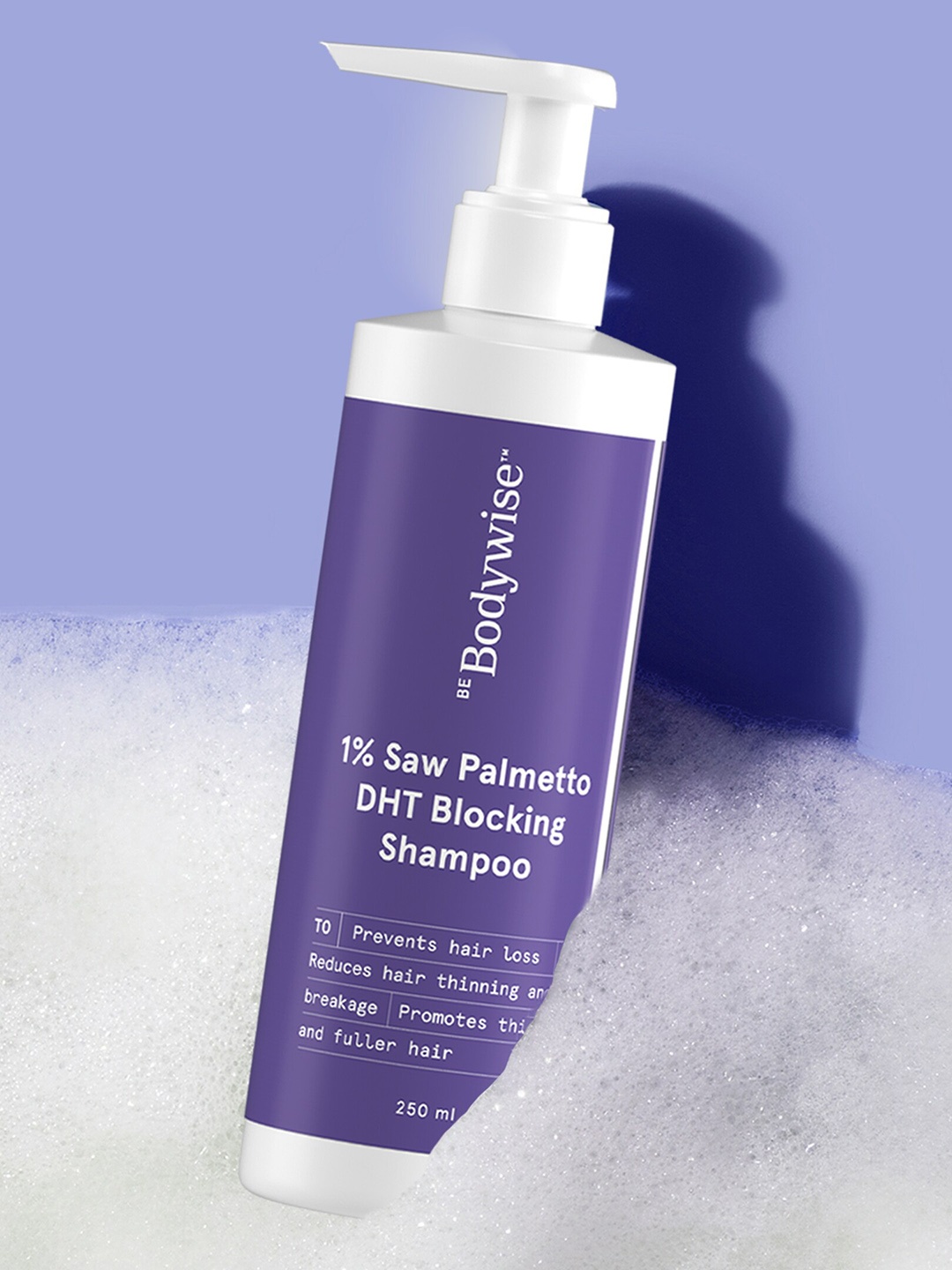 

Be Bodywise 1% Saw Palmetto DHT Blocking Shampoo 250ml, Blue
