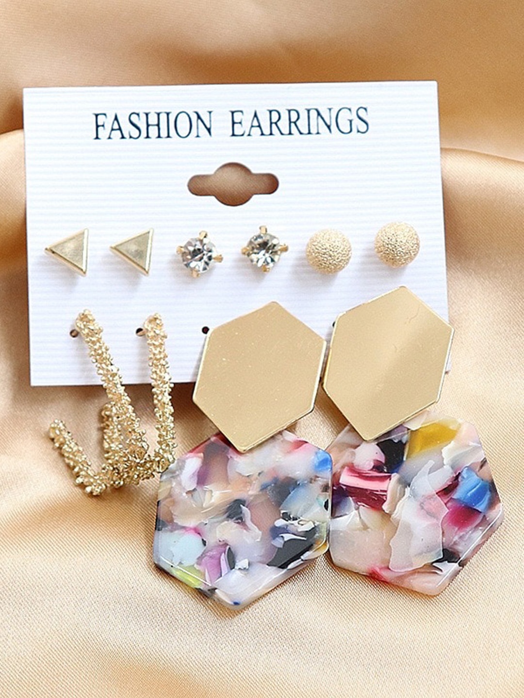 

Pinapes Set of 20 Classic Studs Earrings, Multi