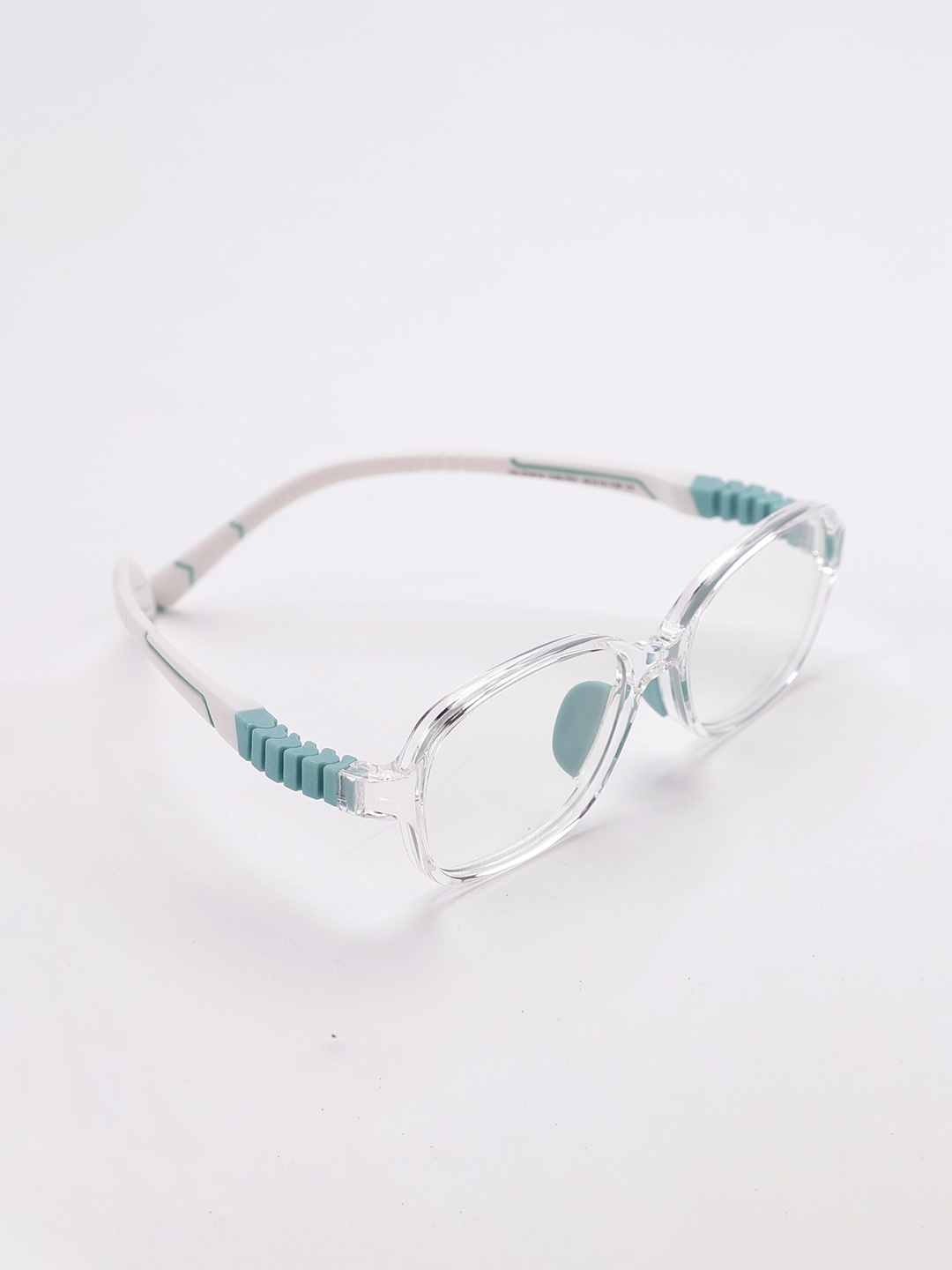 

Intellilens Boys Transparent & Blue Full Rim Anti Glare Round Frames 1000000060935