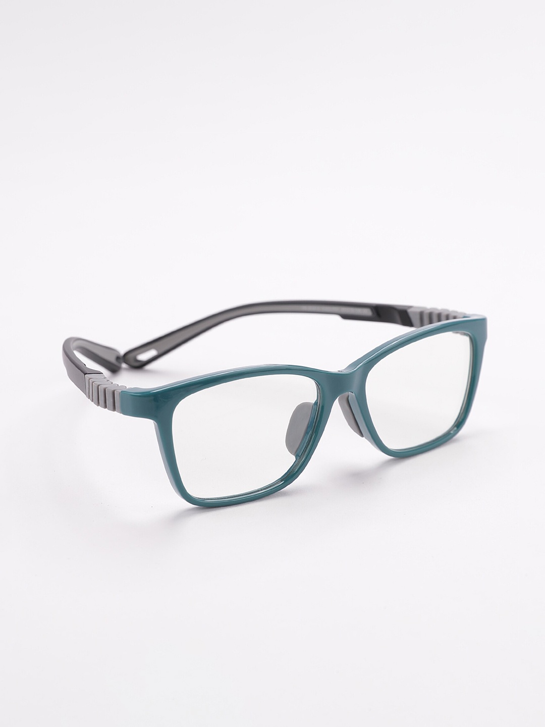 

Intellilens Boys Transparent & Blue Full Rim Wayfarer Frames