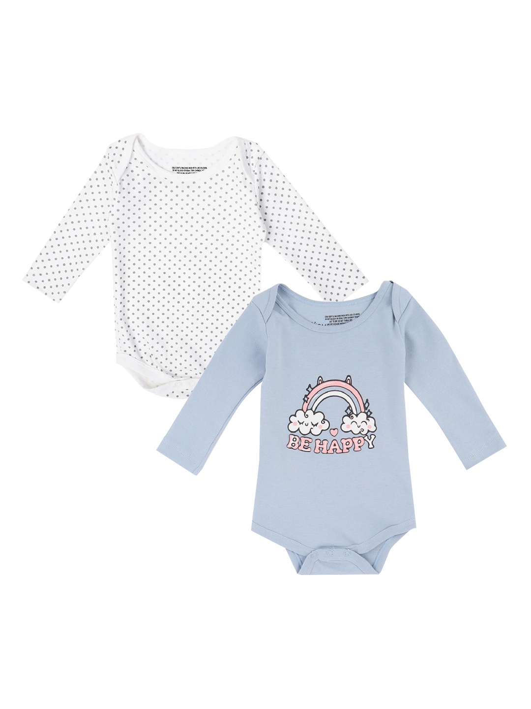 

MUSH Kids Pack of 2 Printed Bamboo Bodysuit, Blue