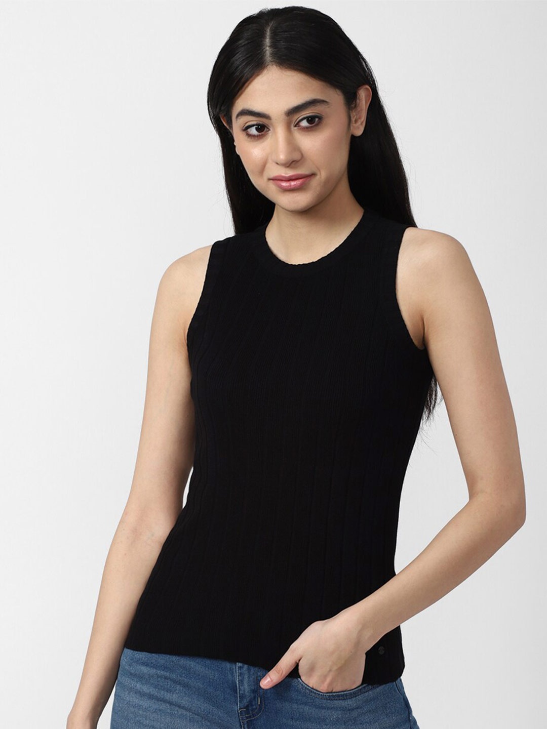 

Van Heusen Woman Black Tank Top