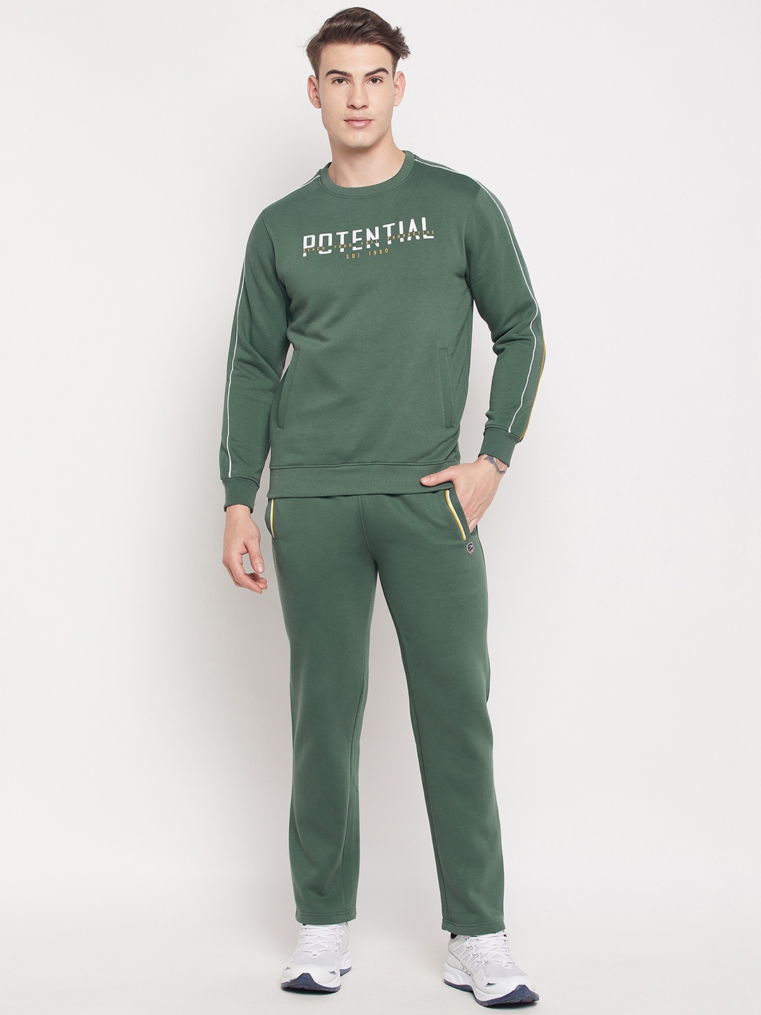 

Duke Men Green Printed Tracksuits