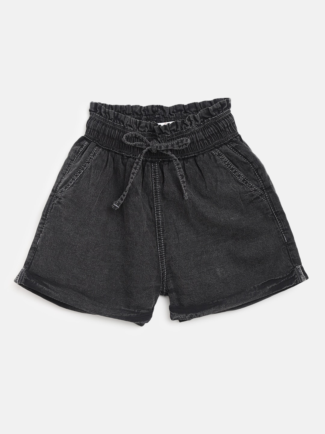 TALES & STORIES Girls Black Outdoor Shorts