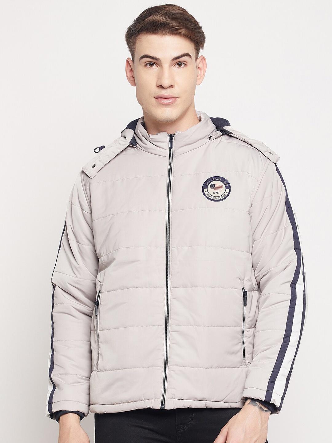 

Duke Men Beige Padded Jacket