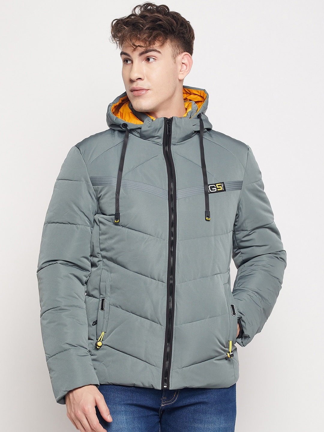 

Duke Men Green Puffer Jacket