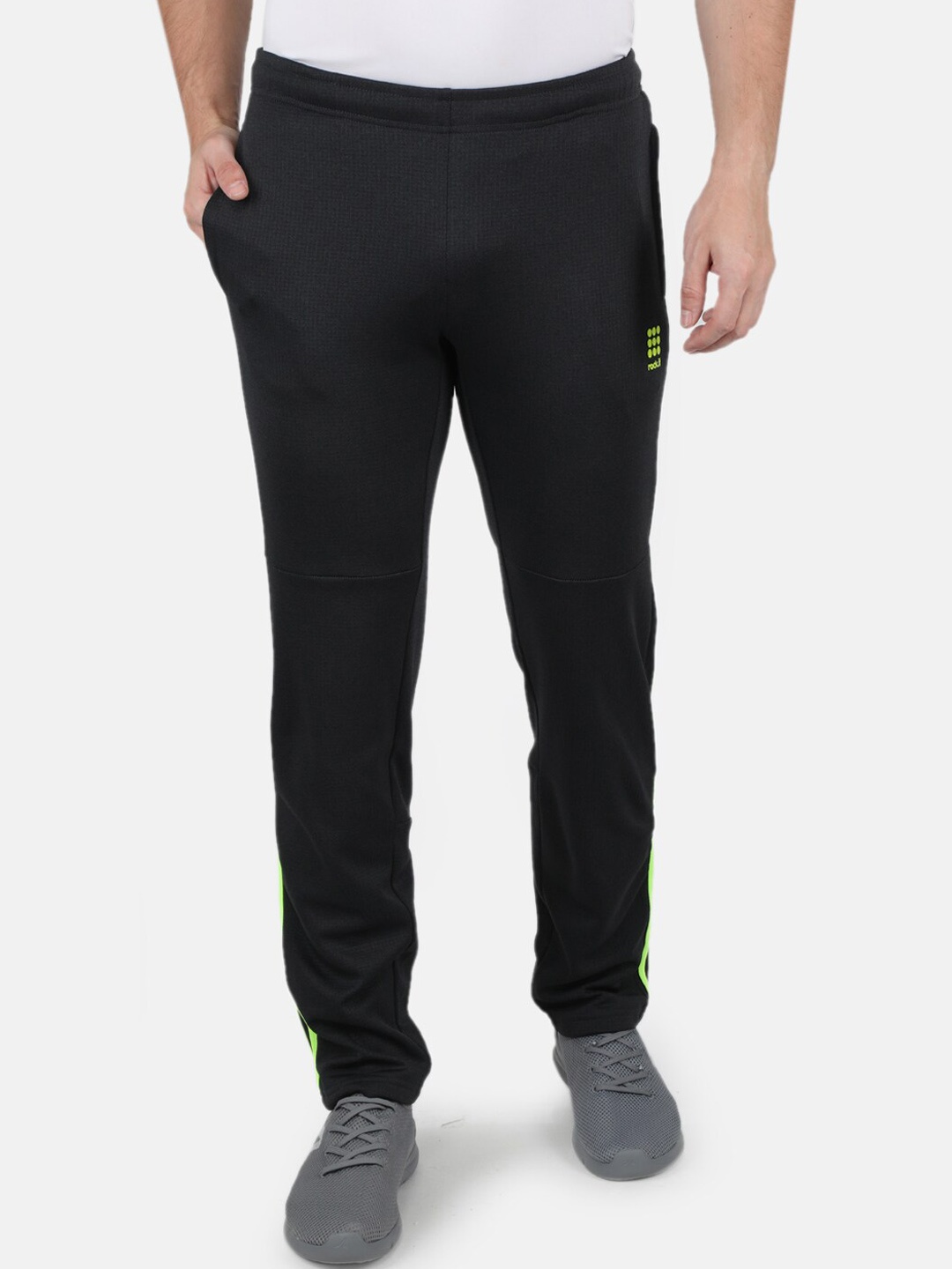 

rock.it Men Black Solid Track Pants