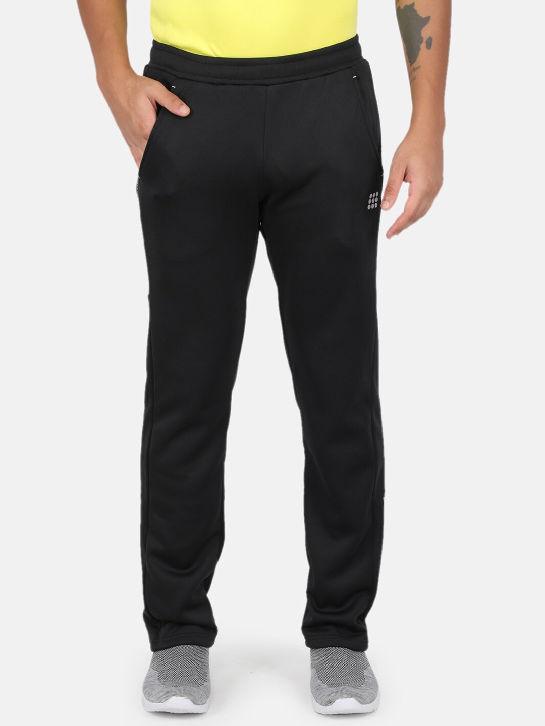 

rock.it Men Black Solid Track Pants