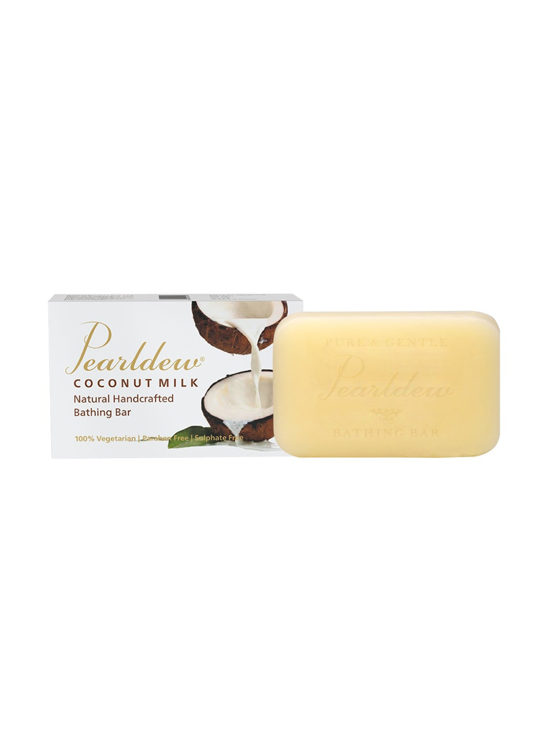 

Pearldew Coconut Milk Bathing bar 75gm, Na
