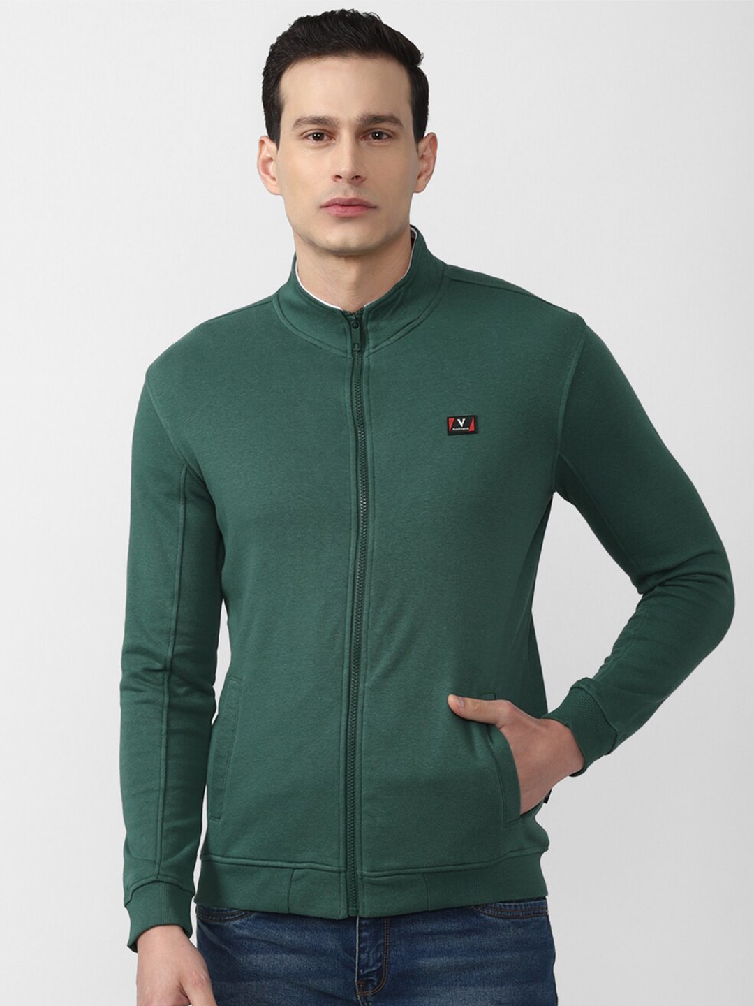 

Van Heusen Sport Men Green Sweatshirt