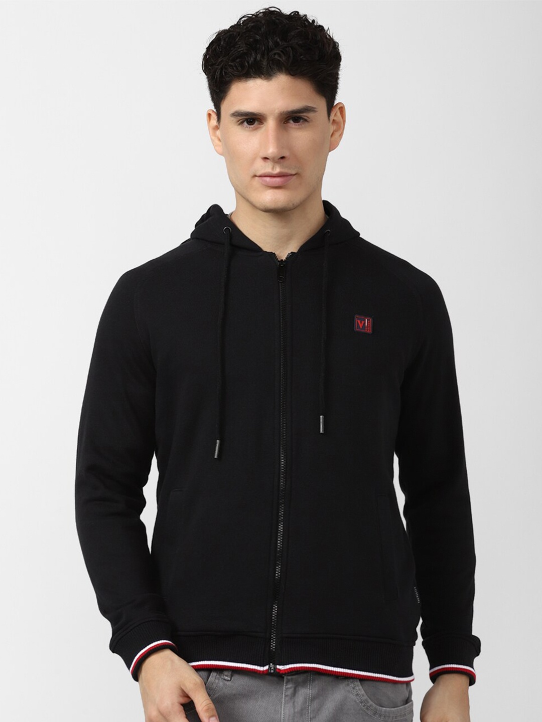 

Van Heusen Sport Men Black Hooded Sweatshirt