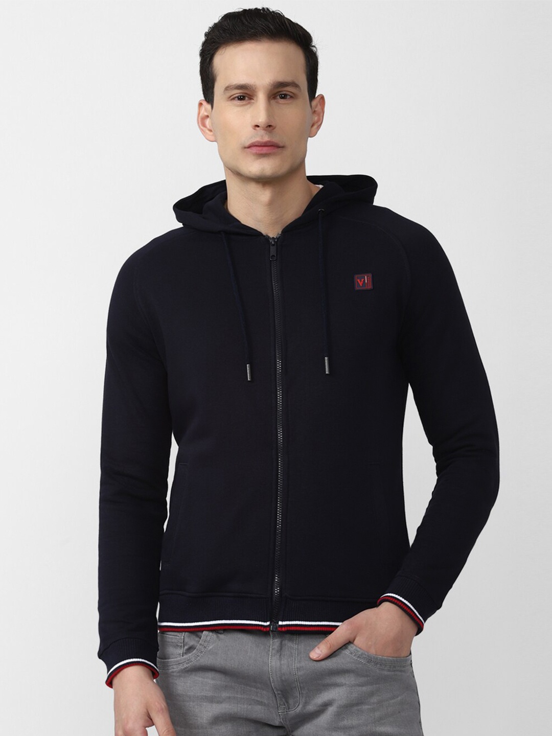 

Van Heusen Sport Men Black Hooded Sweatshirt