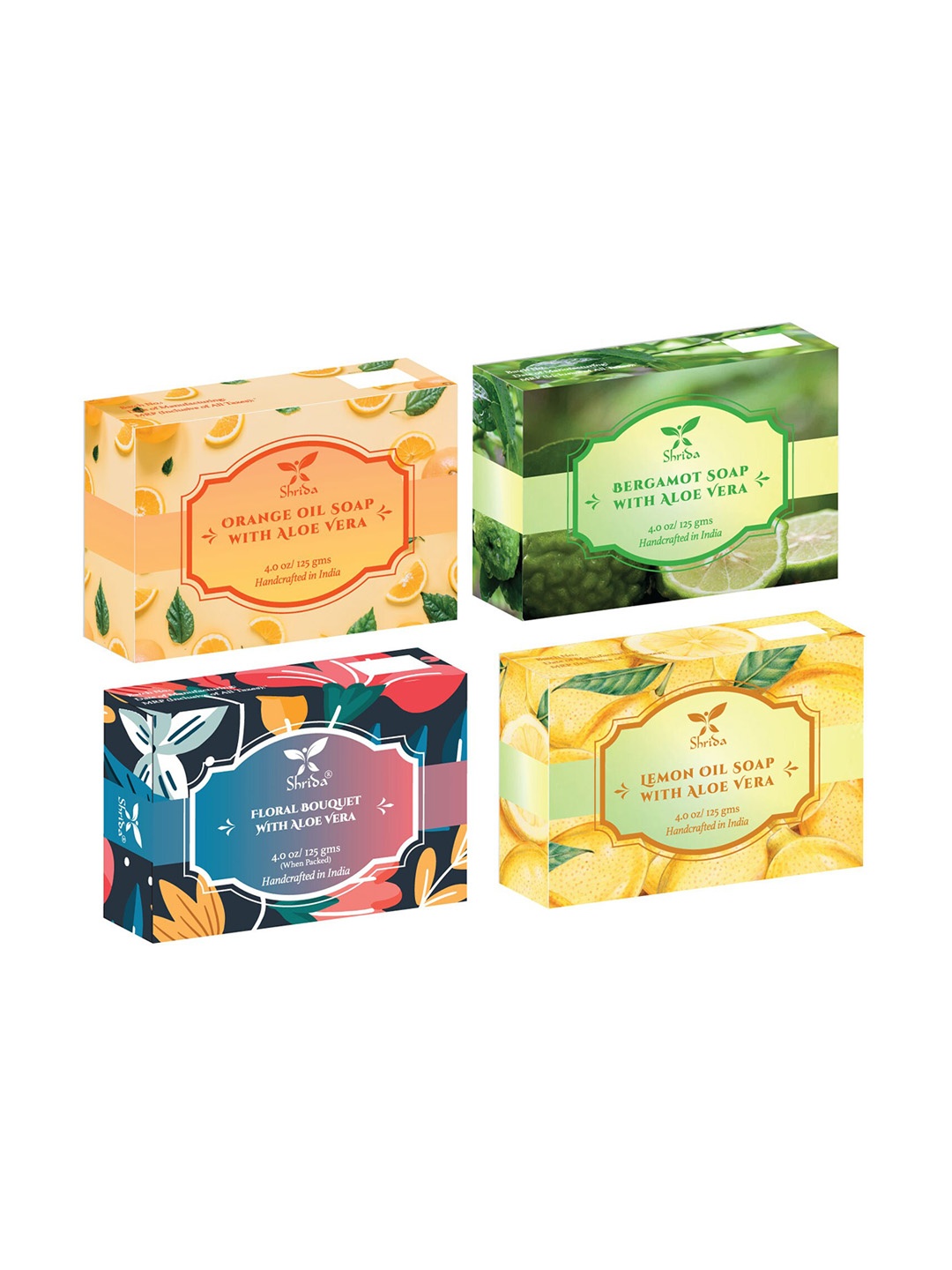 

Shrida Set Of 4 Eco Soaps, Na