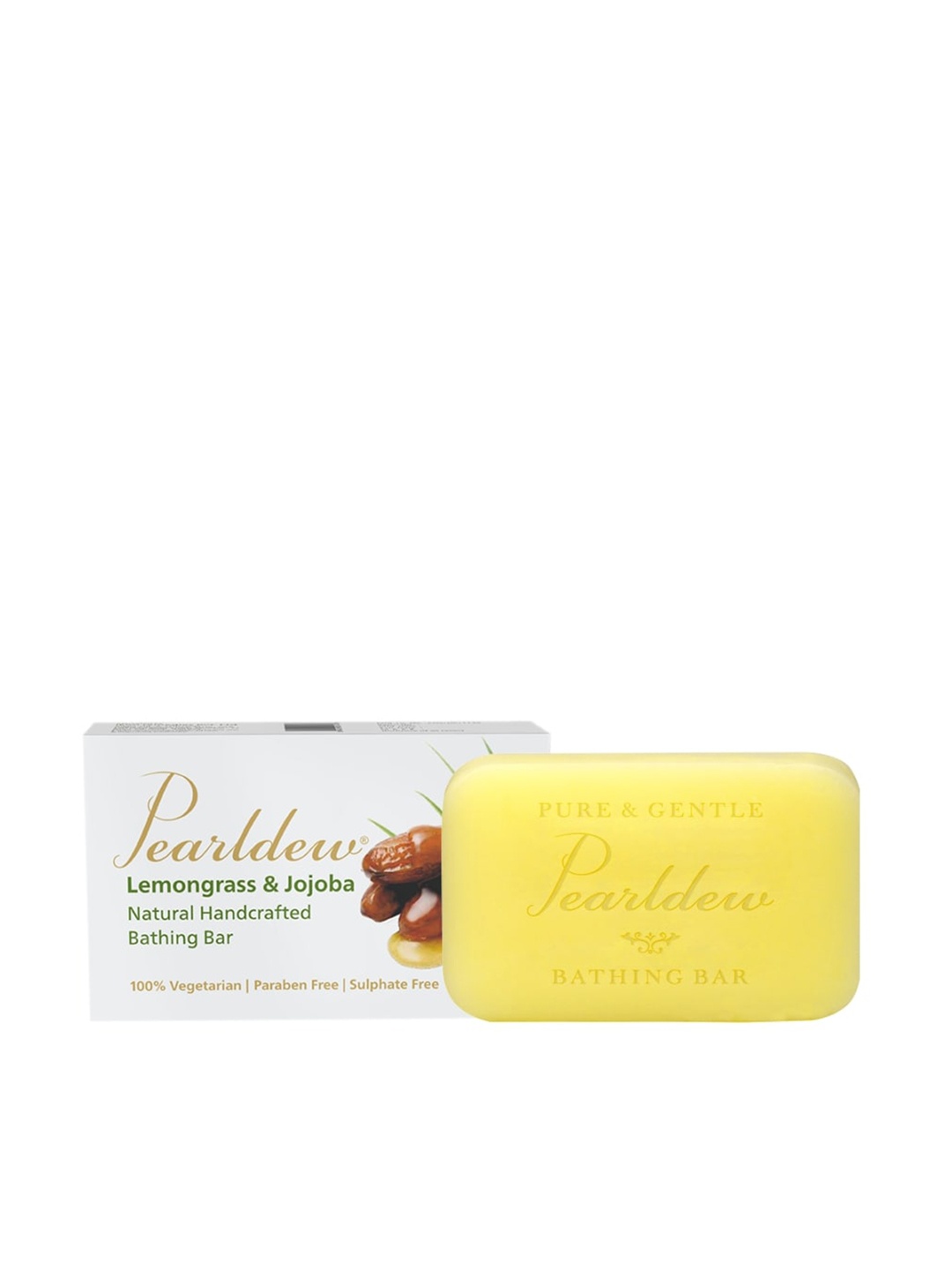 

Pearldew Lemongrass & Jojoba Bathing Bar 75gm, Yellow