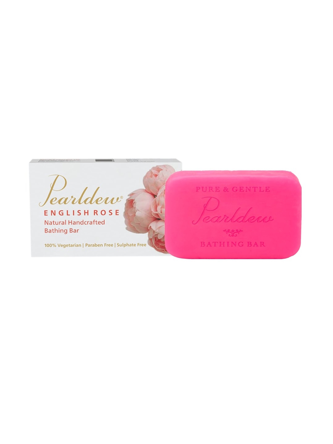 

Pearldew English Rose Bathing bar 75gm, Pink