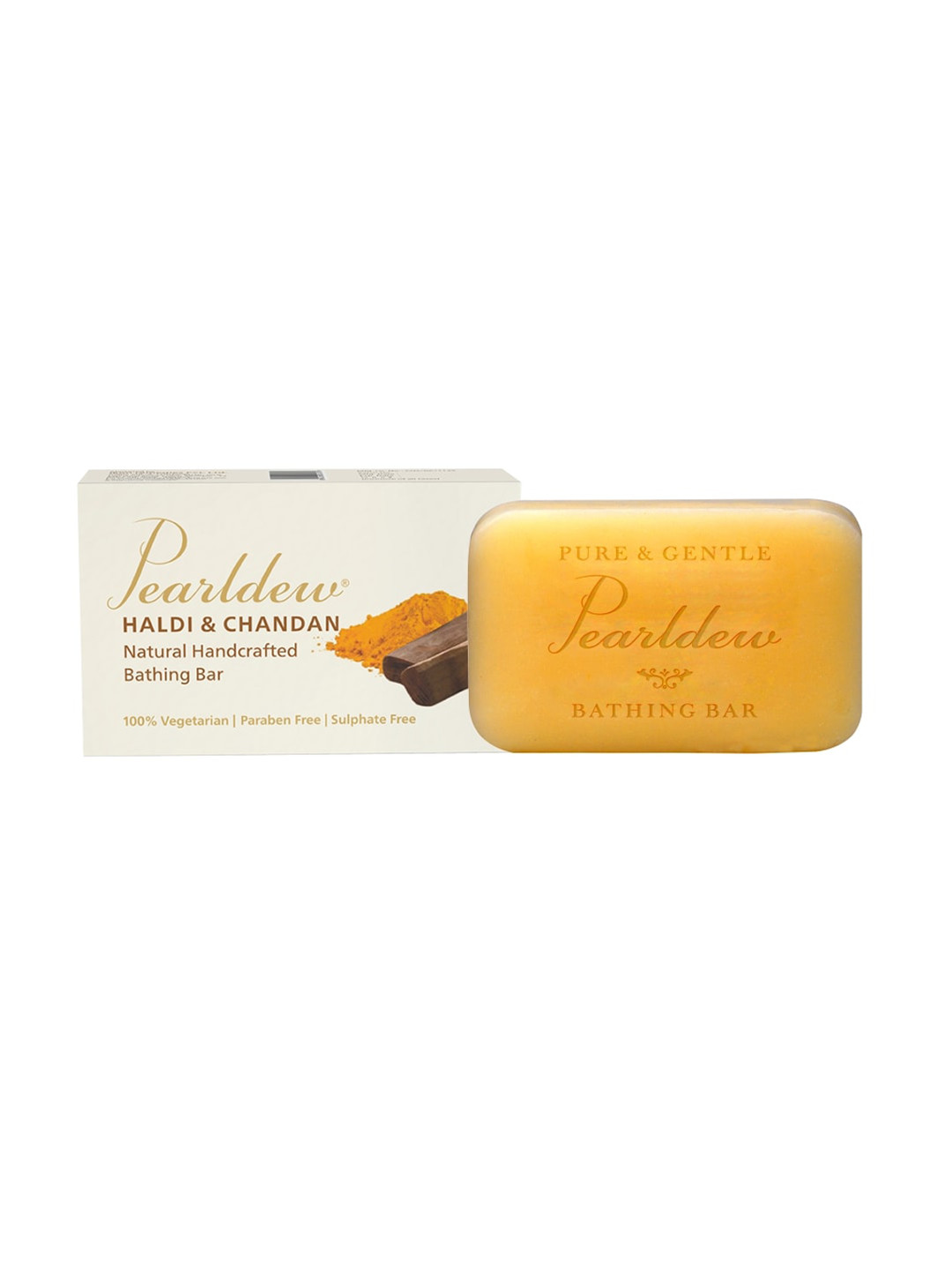 

Pearldew Haldi Chandan Bathing Bar 75g, Na