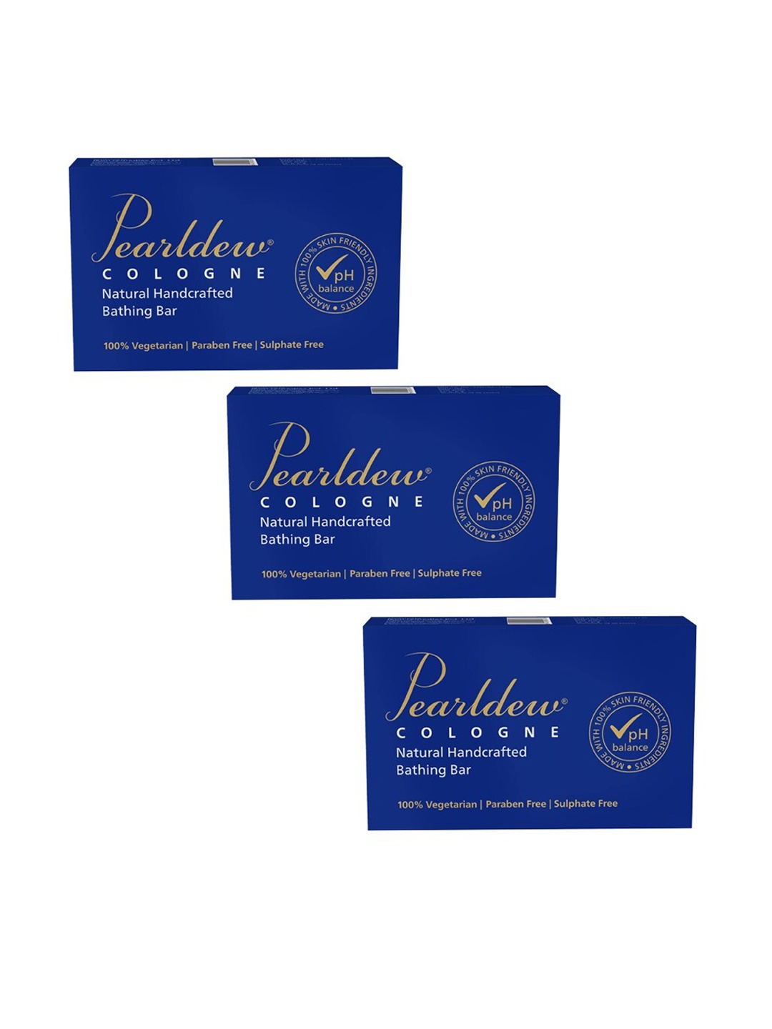 

Pearldew Set Of 3 Cologne Bathing Bar, Na