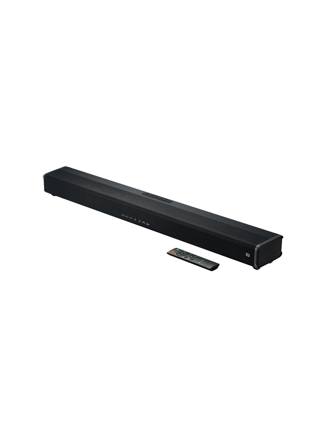 

Portronics Black Wireless Sound Slick IV 120W Bluetooth Wireless Soundbar Speakers