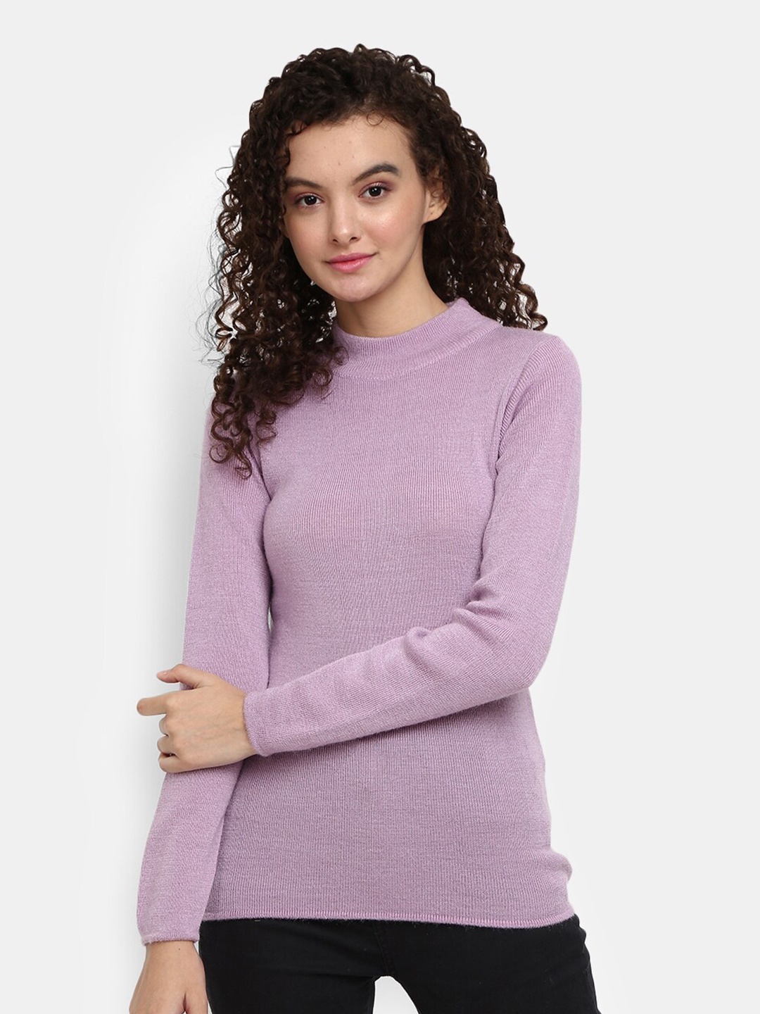 

V-Mart Women Purple Sweatshirt