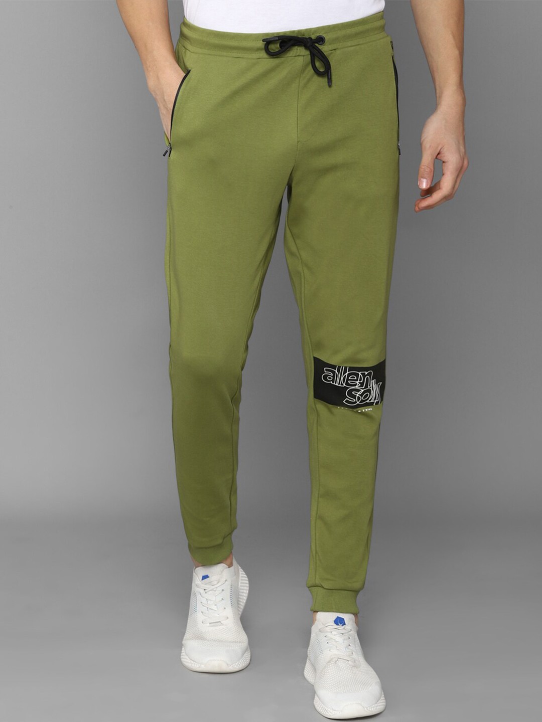 

Allen Solly Tribe Men Green Solid Jogger
