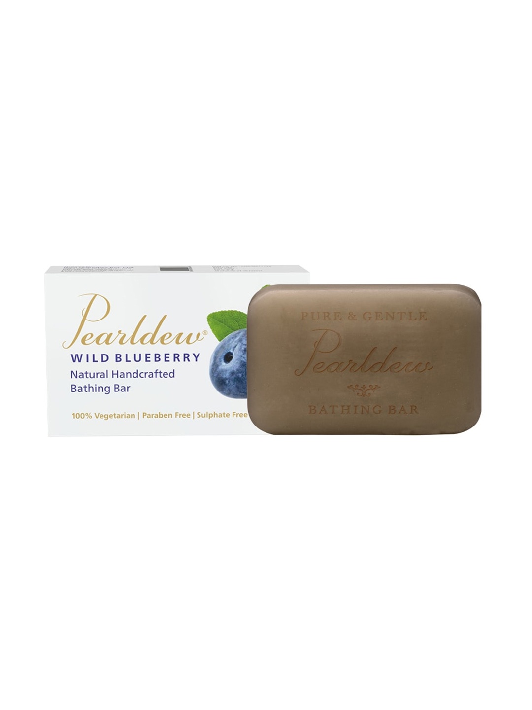 

Pearldew Wild Blueberry Bathing Soap 75gm, White