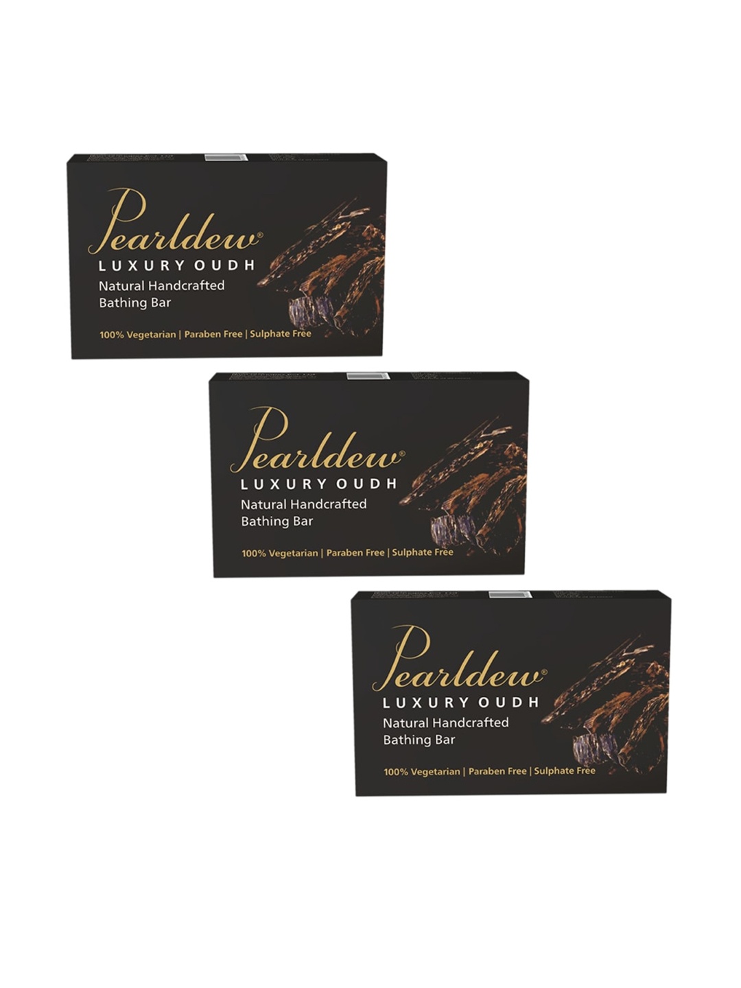 

Pearldew Set Of 3 Luxury Oudh Bathing Soap, Na