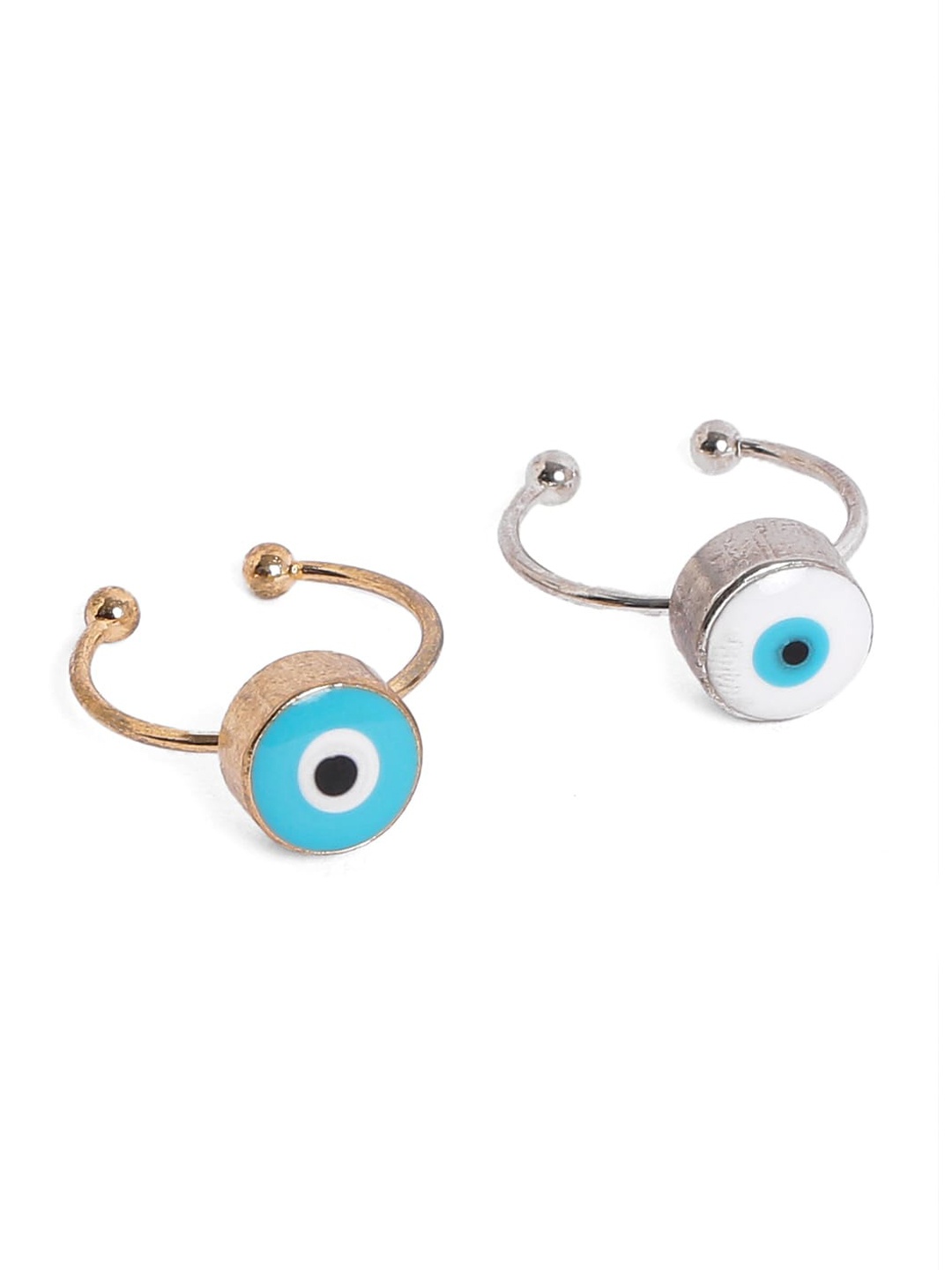 

EL REGALO Blue Set Of 2 Adjustable Finger Ring