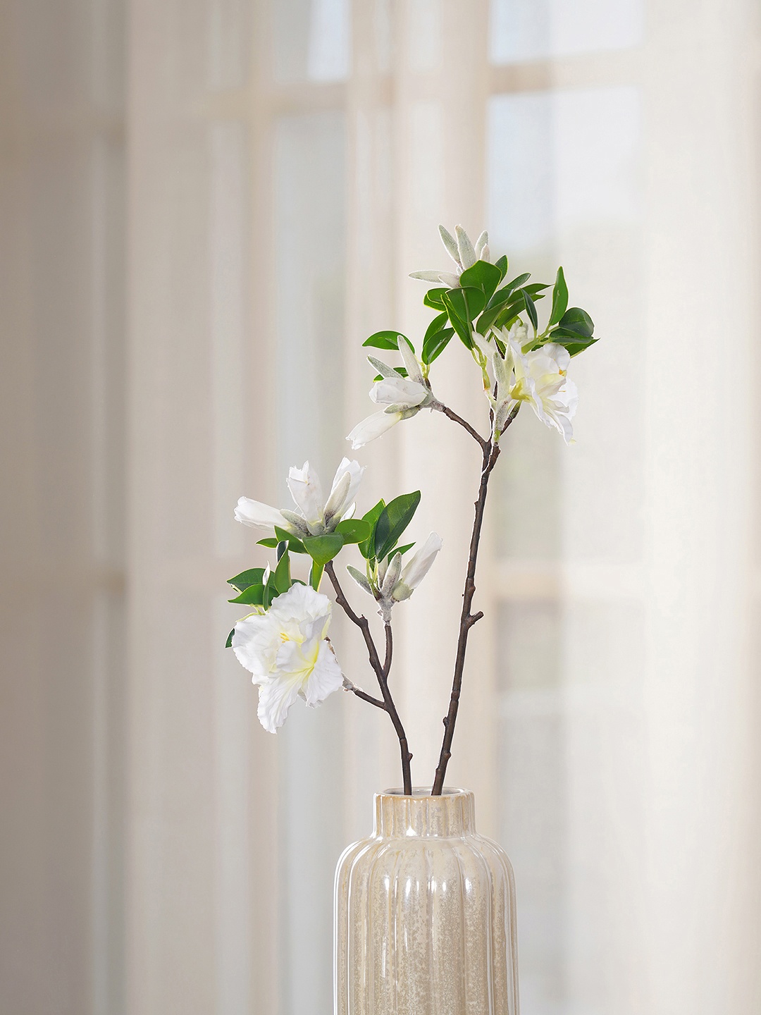 

Pure Home and Living Cream Peach Blossom Artificial Flowers