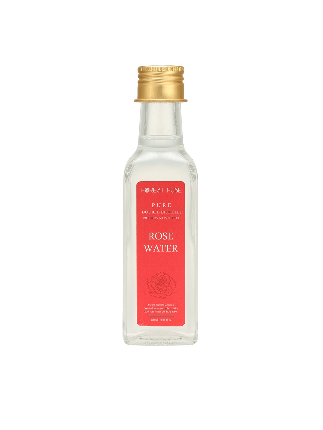 

FOREST FUSE Concentrated Pure Rose Water Double-Distilled Toner, White