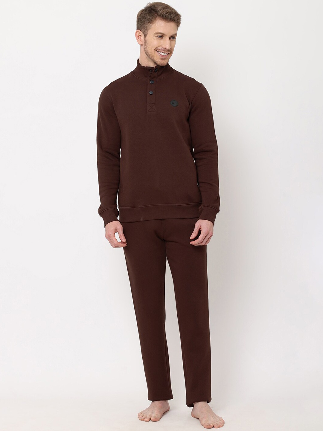 

Sweet Dreams Men Brown Solid Tracksuits