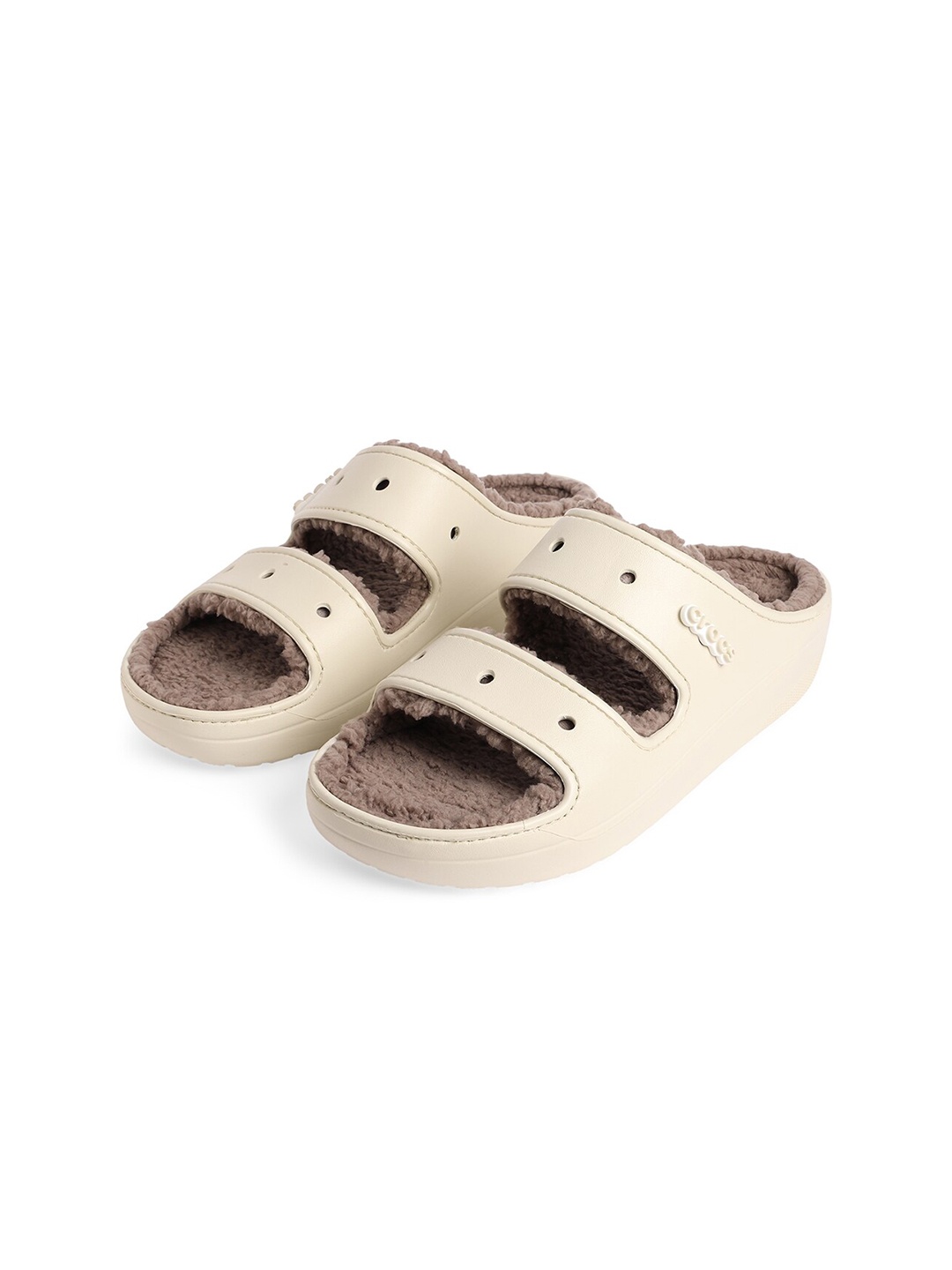 

Crocs Classic Cozzzy Sandal, Off white