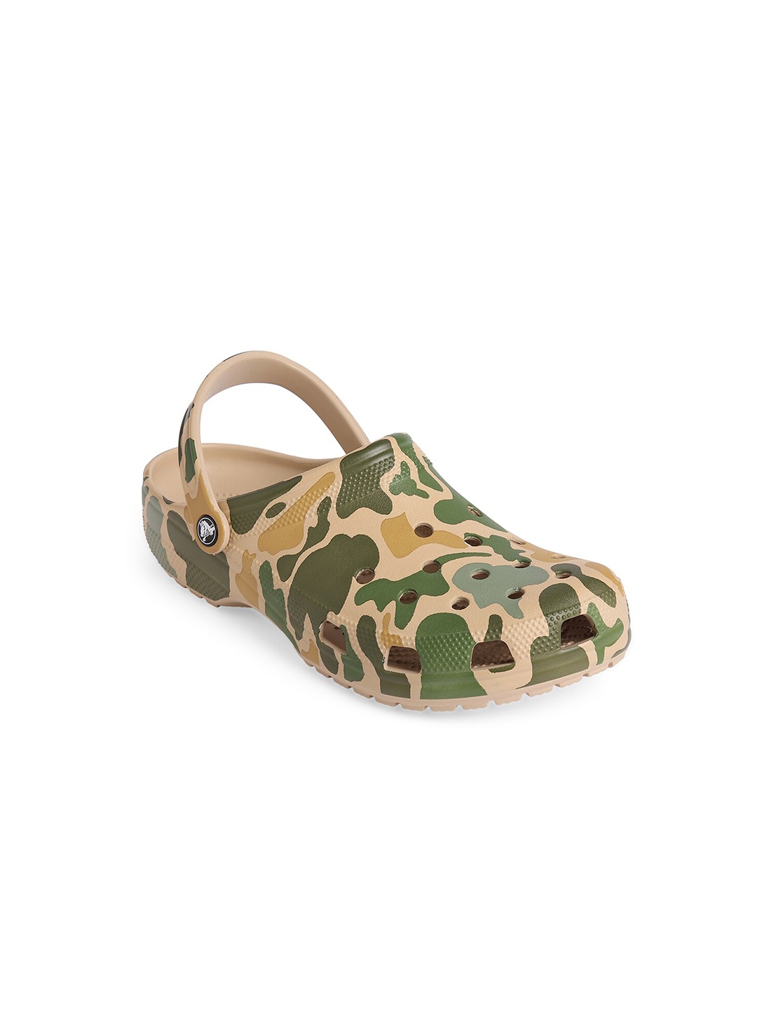 

Crocs Unisex Beige & Green Clogs Sandals