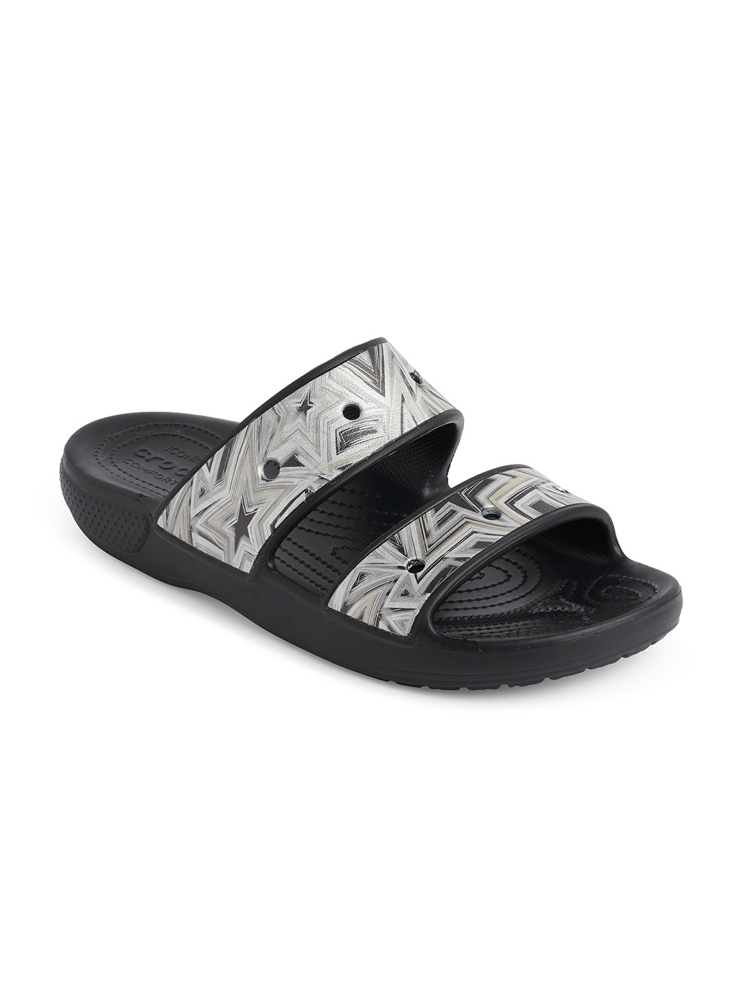 

Crocs Unisex Black & Grey Comfort Sandals