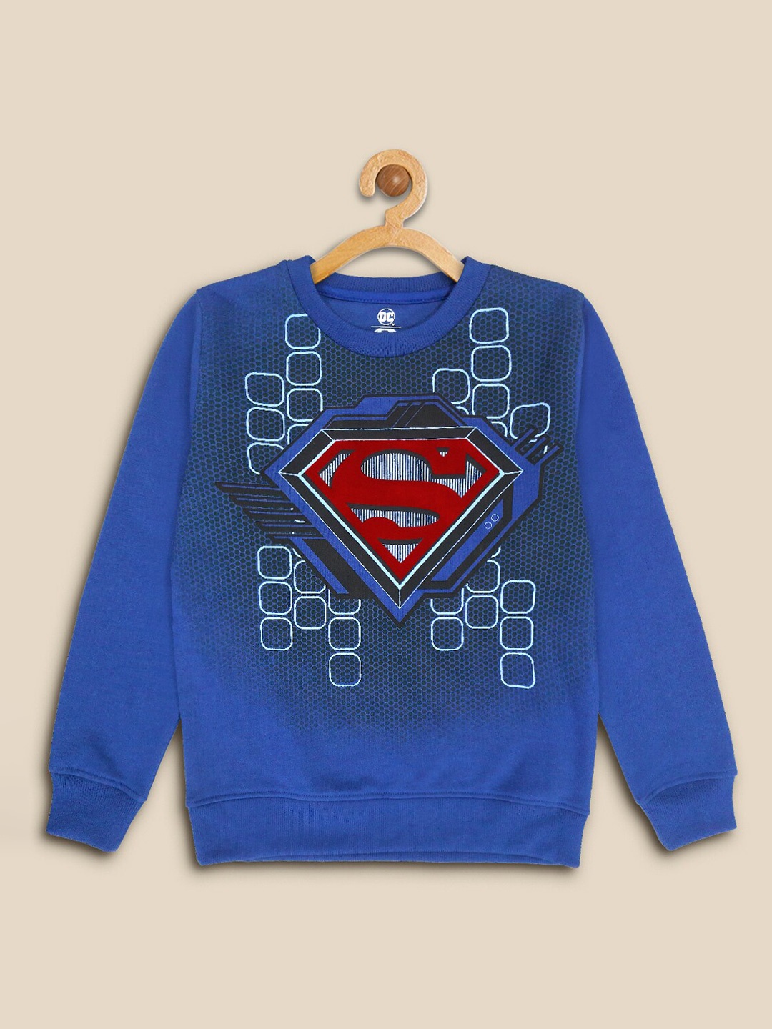 

Kids Ville Boys Superman Printed Sweatshirt, Blue