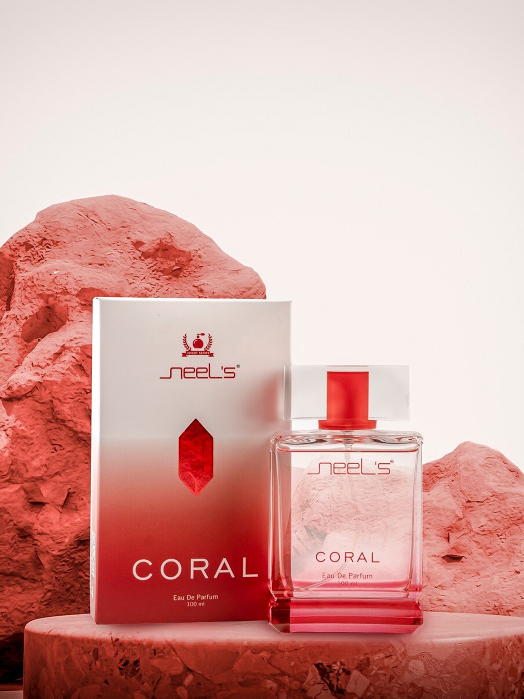 Neels Coral Eau De Perfume 100ml, Red