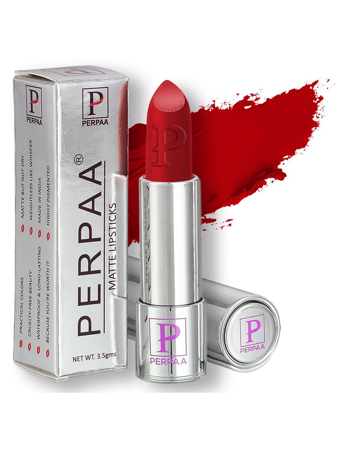 PERPAA Push, Pop & Play Matte Lipstick 3.5g, Pink