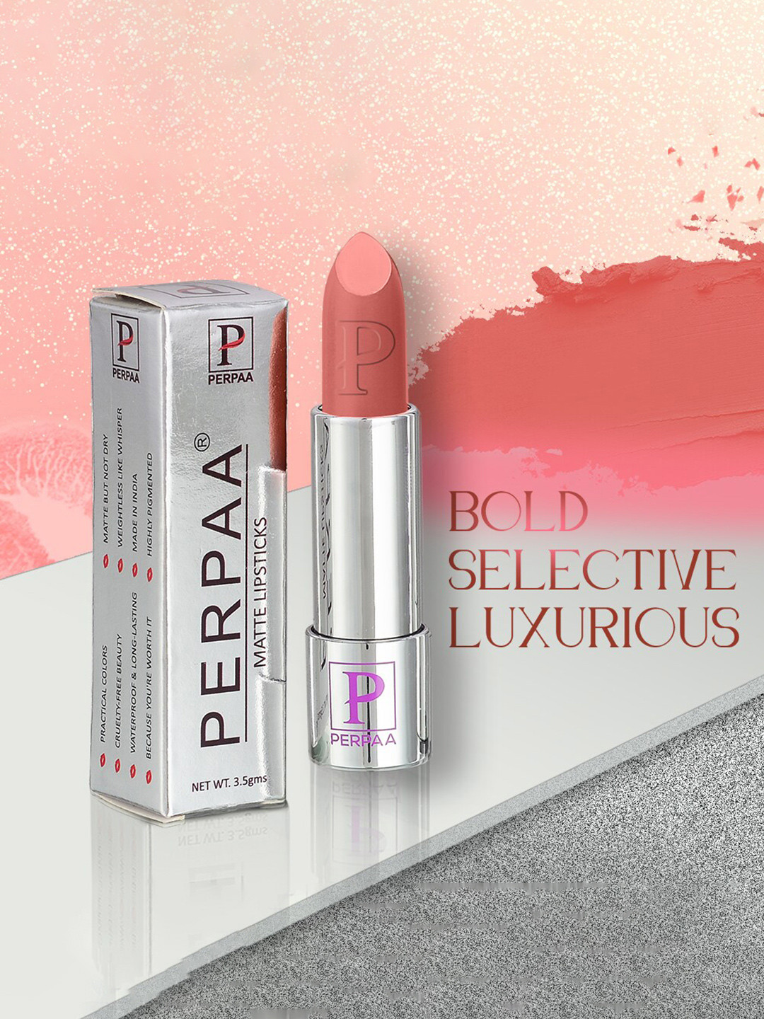 

PERPAA Push, Pop & Play Matte Lipstick 3.5ml- Bridal Maroon