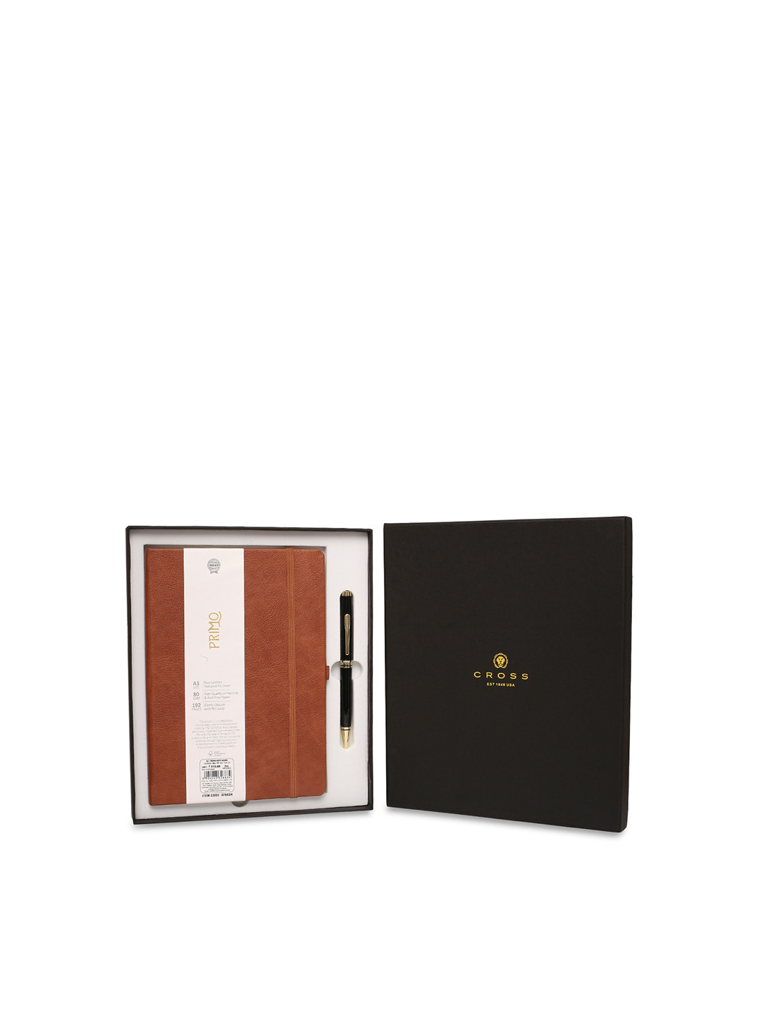 

Cross Gold-Toned & Brown Solid Accessory Gift Set