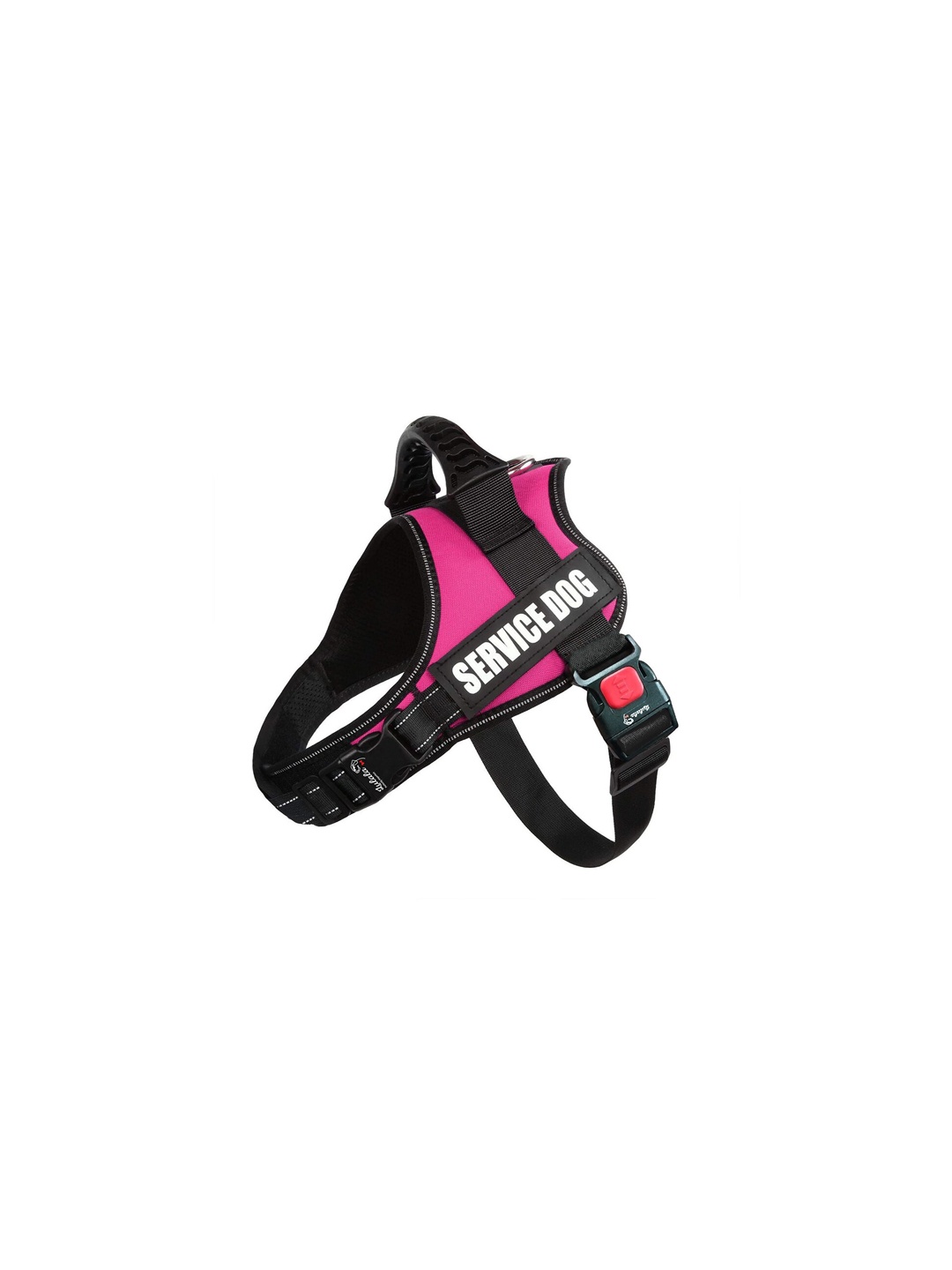

Lulala Pink Self Design Pet Harnesses With Handle