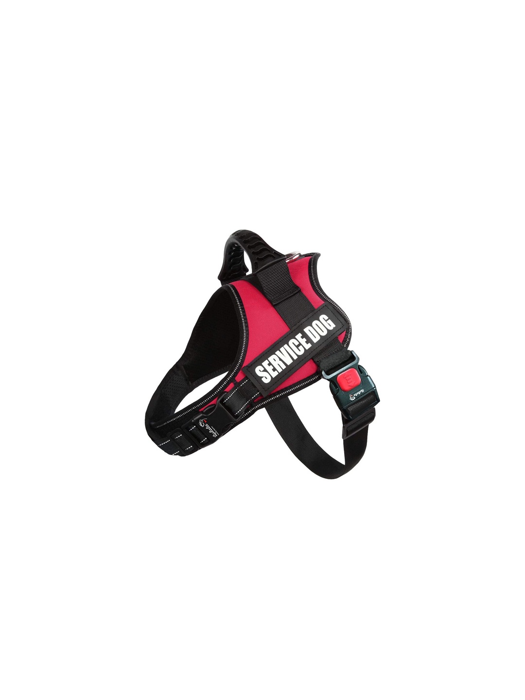 

Lulala Red & Black Self-Design Pet Harnesses
