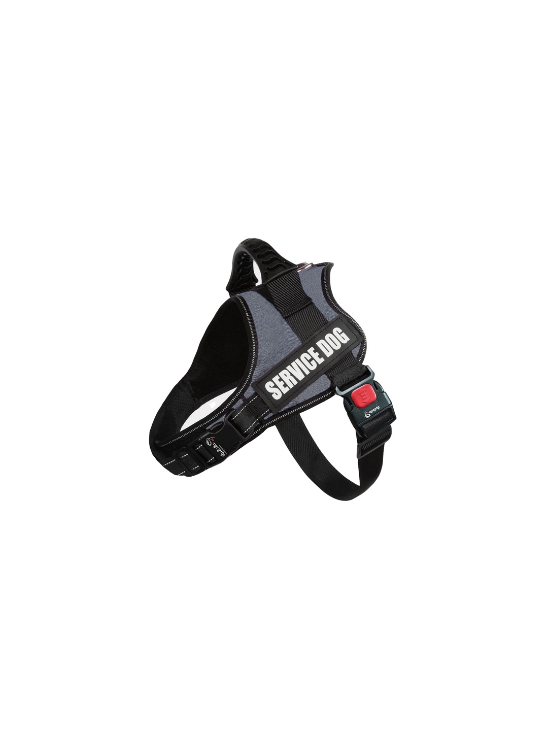 

Lulala Blue & Black Self Design Pet Harnesses