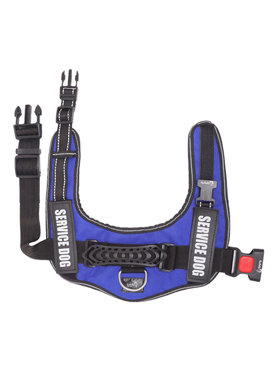 

Lulala Blue & Black Self Design Dog No-Pull Reflective Pet Harnesses