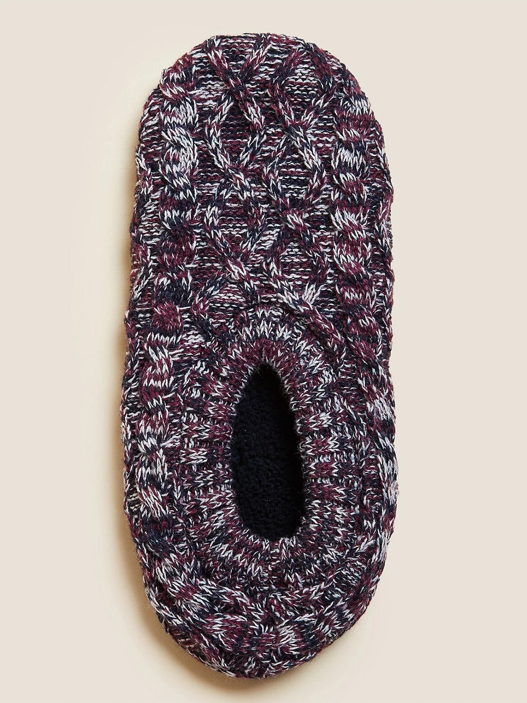 

Marks & Spencer Men Maroon & Black Patterned Ankle-Length Socks