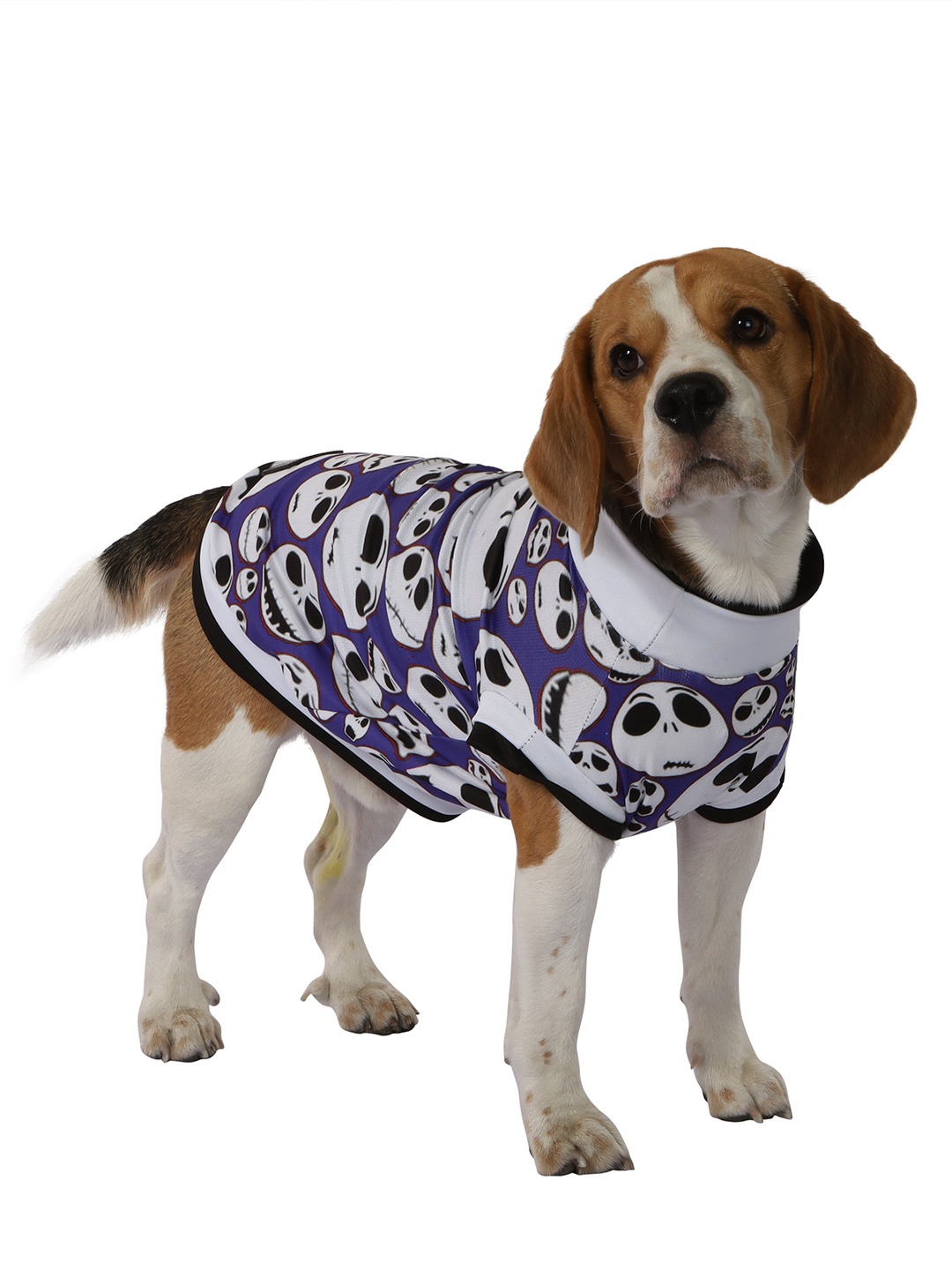 

Pawsindia Purple Graphic Print Dog T-shirt