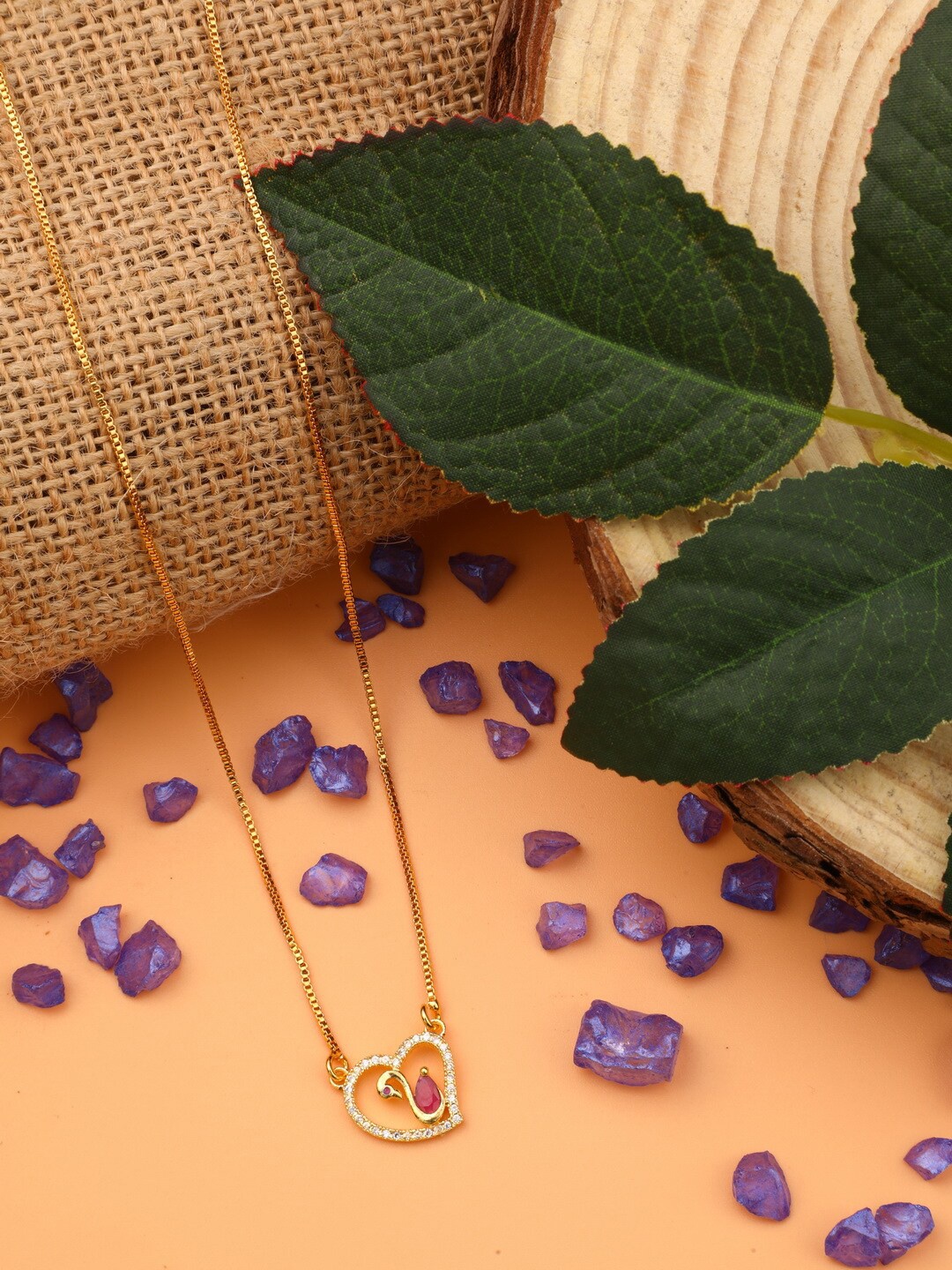 

Vita Bella Gold-Toned & White Gold-Plated Chain