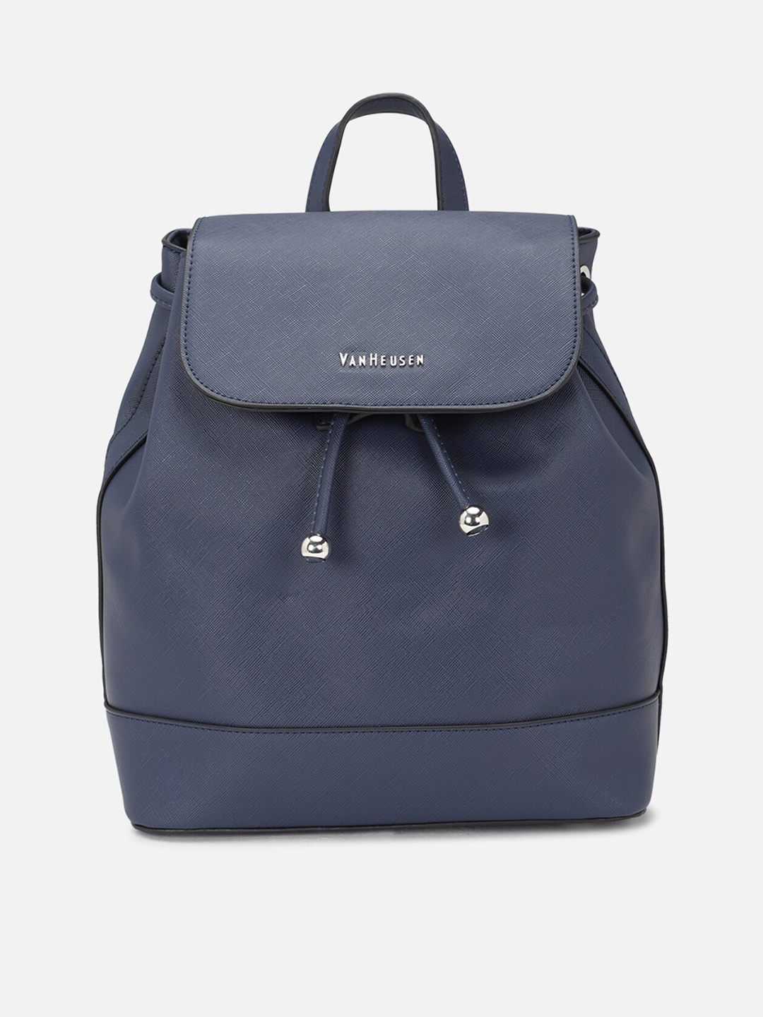 

Van Heusen Woman Women Navy Blue Solid Backpack