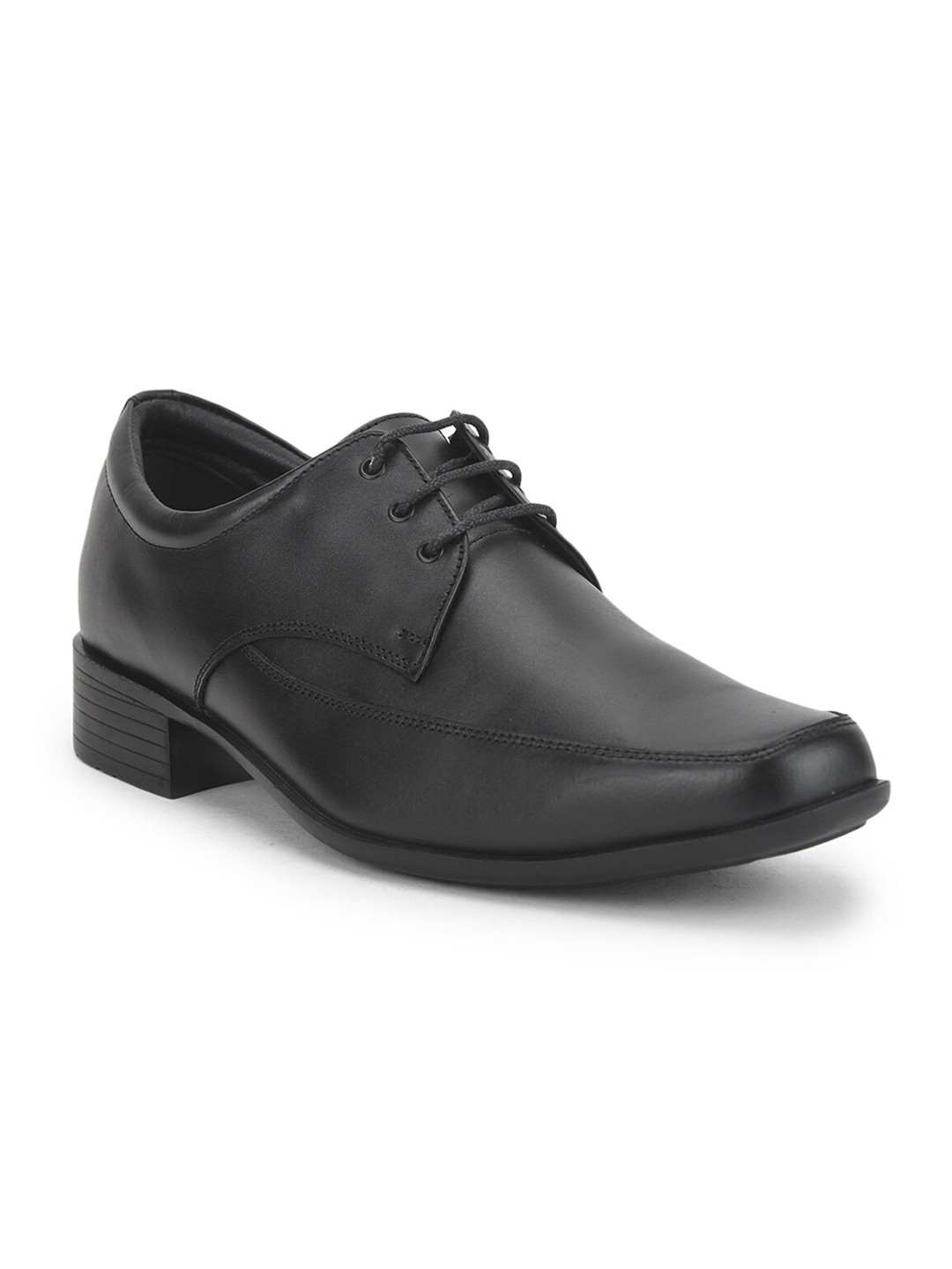 

Liberty Men Black Solid Leather Formal Derbys