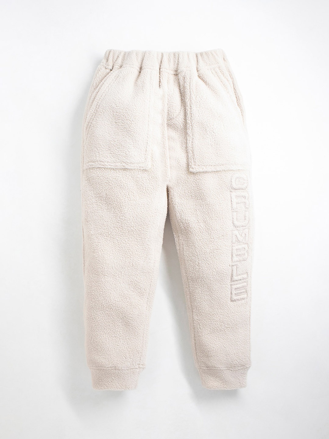 

Cherry Crumble Girls Beige Solid Regular Fit Joggers